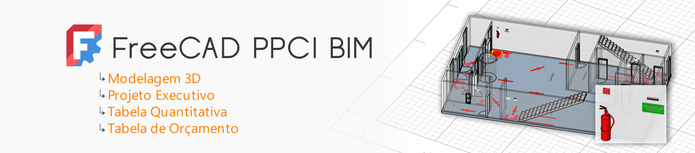 FreeCAD Prevenção de Incêndio BIM